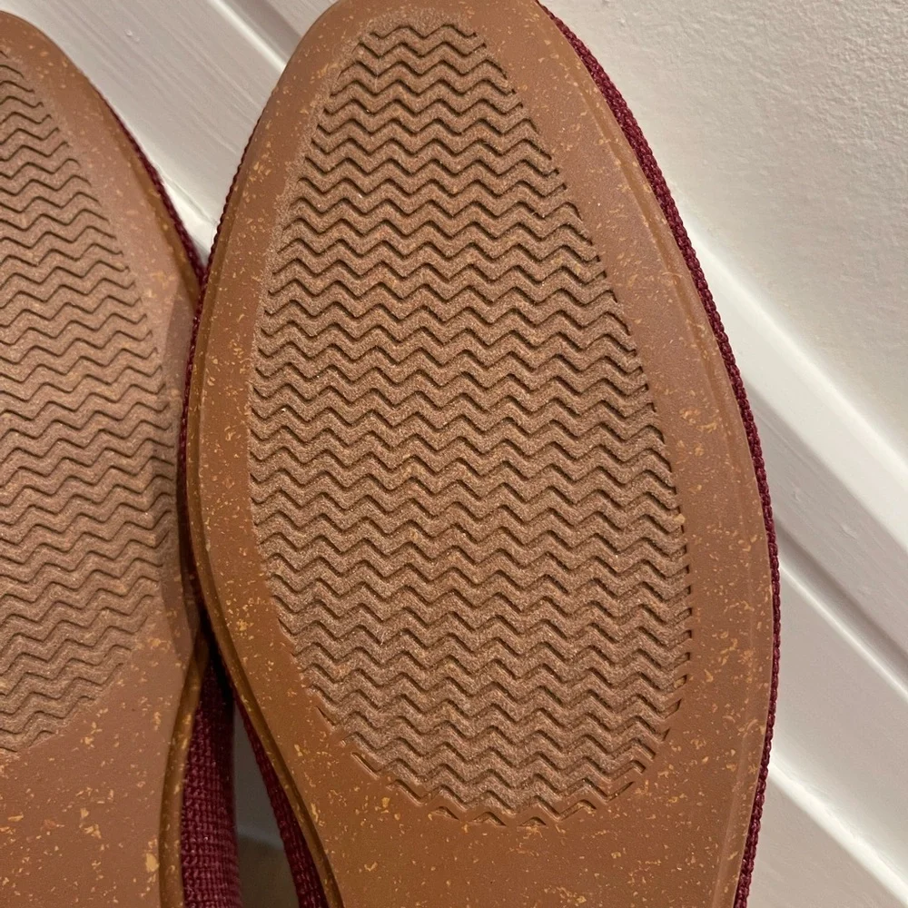 Rothy’s The Double Buckle Mary Jane Cabernet Burgundy Size 8.5 New NWOB Flats - Picture 6 of 16